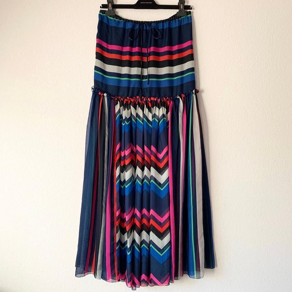 L.A.M.B. Silk maxi skirt
